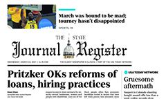 Springfield state journal register - Springfield State Journal- Register. Illinois became the latest state to receive a formal objection to former President Donald Trump's 2024 campaign on Thursday, kicking off a process that could ...